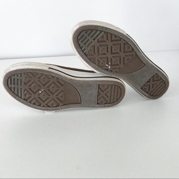 Brown Low Top Converse Sneakers - Picture 5 of 7